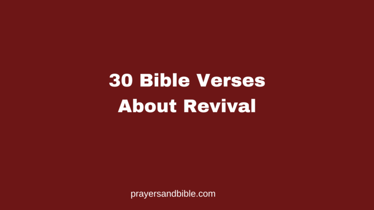 bible verses about revival