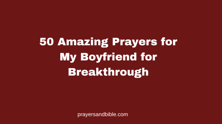 prayers for my boyfriend