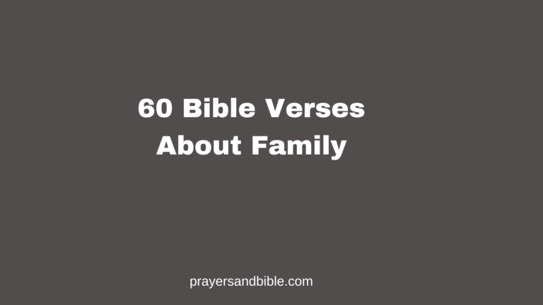 bible verses about family