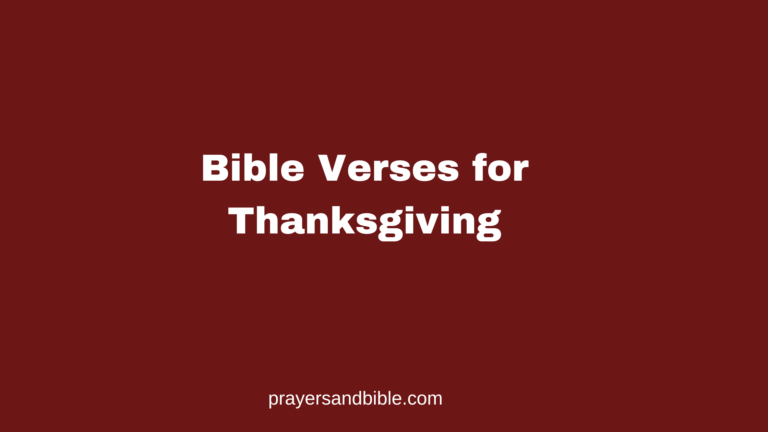 bible verses for thanksgiving
