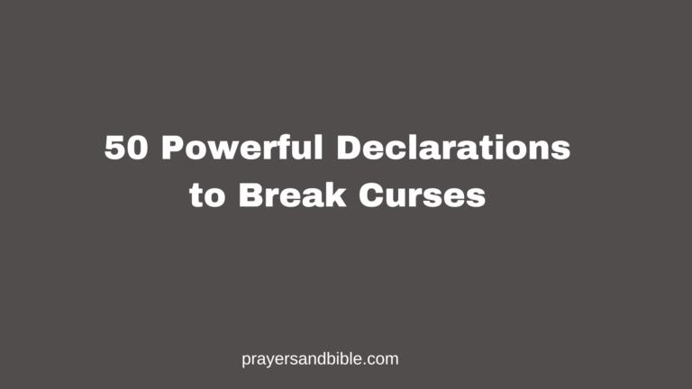 declarations to break curses