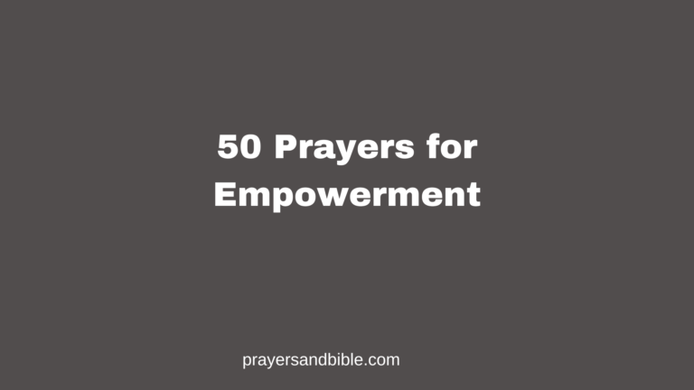 prayers for empowerment