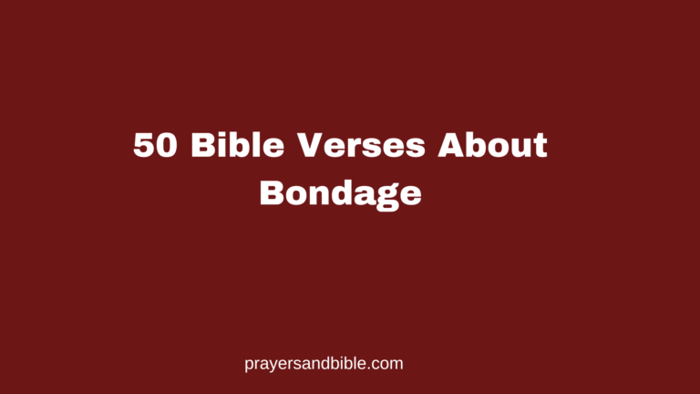 bible verses about bondage