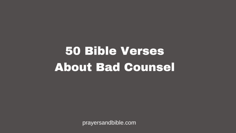 50 Bible Verses About Bad Counsel bible verses about bad counsel