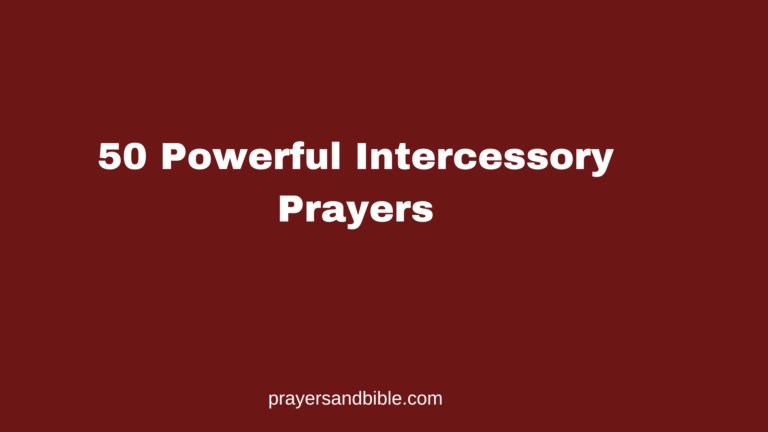 50 Powerful Intercessory Prayers intercessory prayers