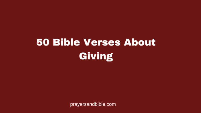 bible verses about giving