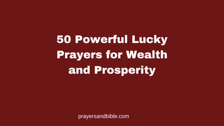 lucky prayers